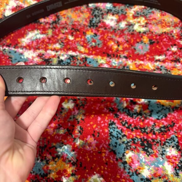 NWOT Duluth Trading Co - Men's Lifetime Leather Belt - Brown Leather - Size 36 - Picture 5 of 5